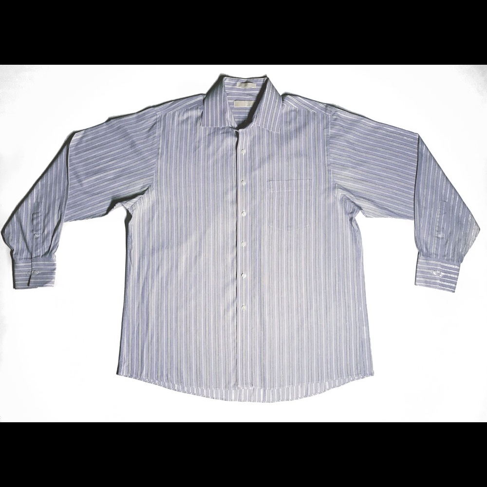 Michael Kors Size XL lavander stripped button up